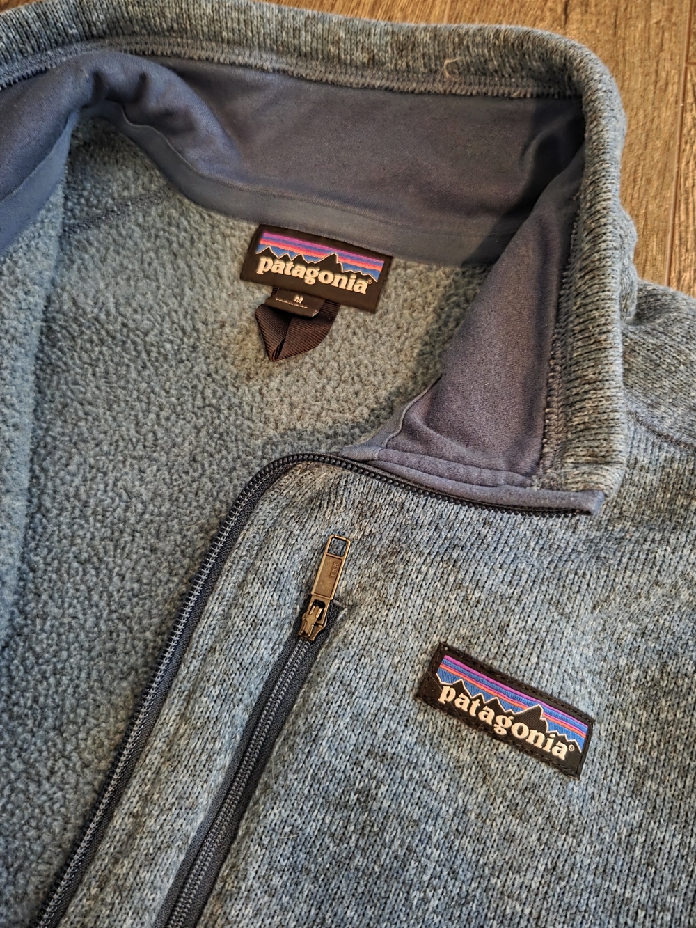 Patagonia Blue Heather Fleece Jacket